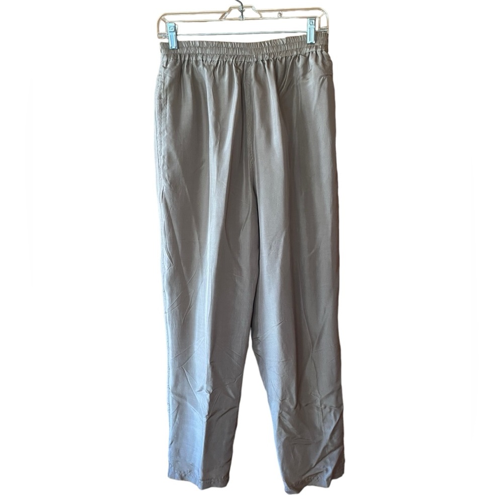Source Unknown 100% Silk‎ Drawstring Pants